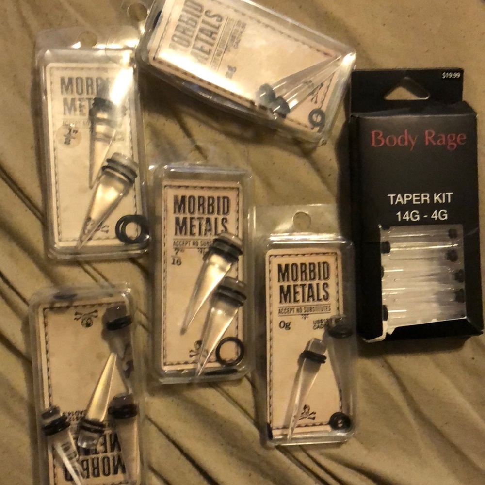 Clear Acrylic Tapers